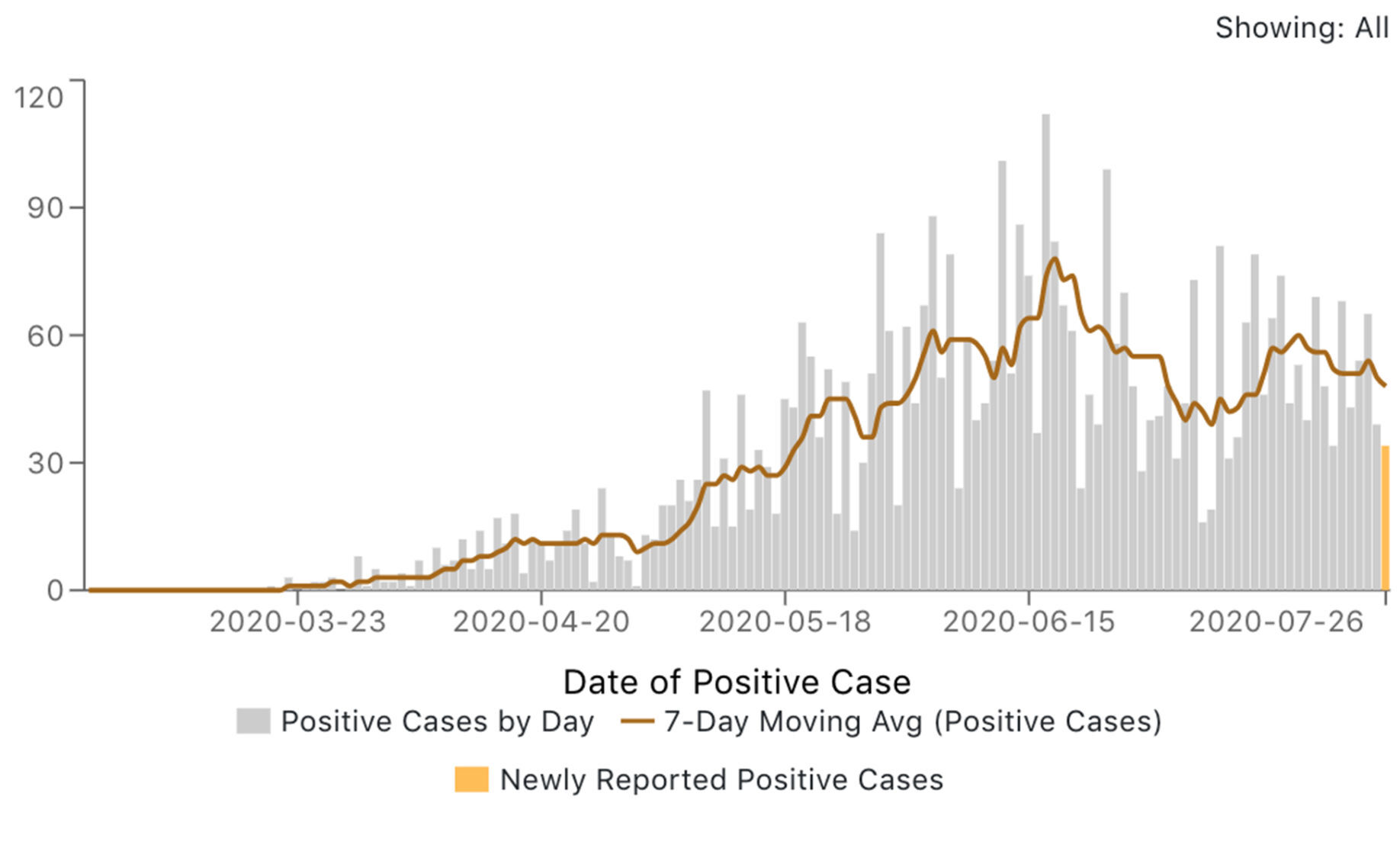 Elkhart County COVID-19 cases July 27